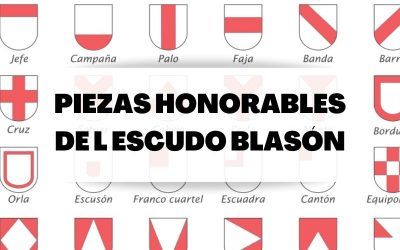 Piezas fundamentales o de honor del escudo blasón