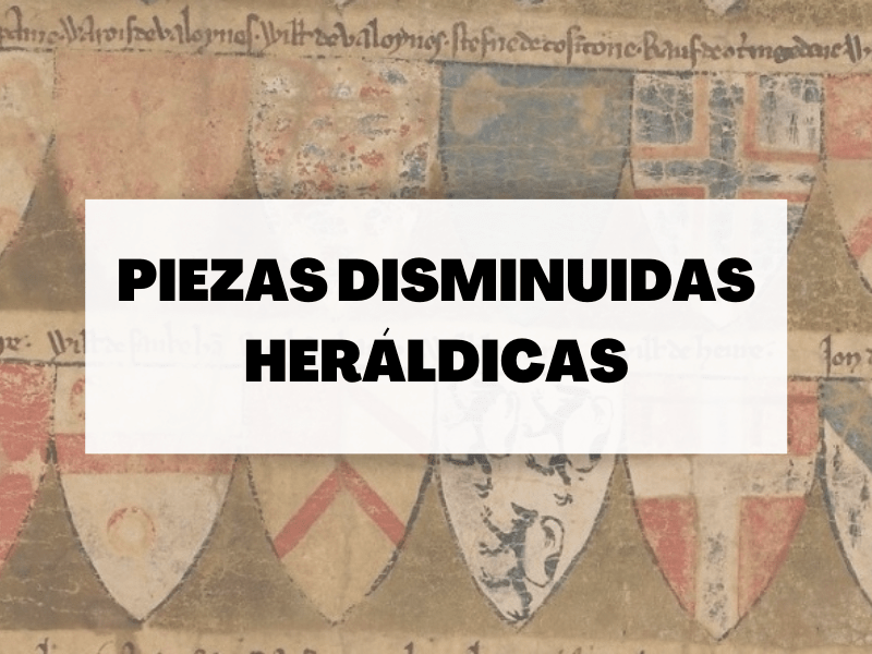 Piezas disminuidas en heráldica
